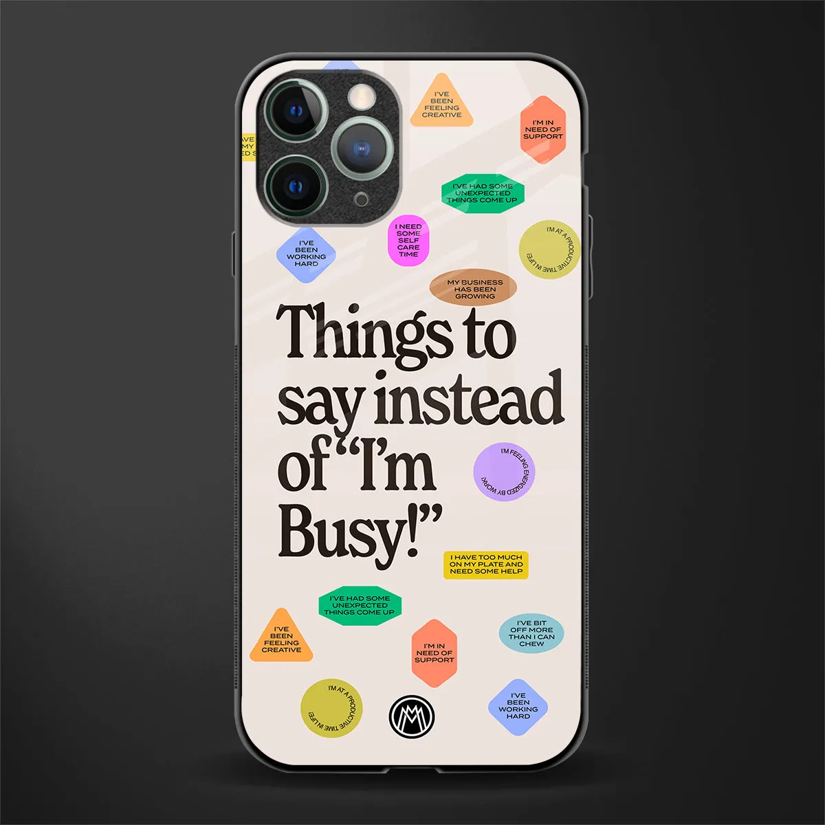 10 Things To Say Phone Case for IPhone 11 Pro | Glass Case