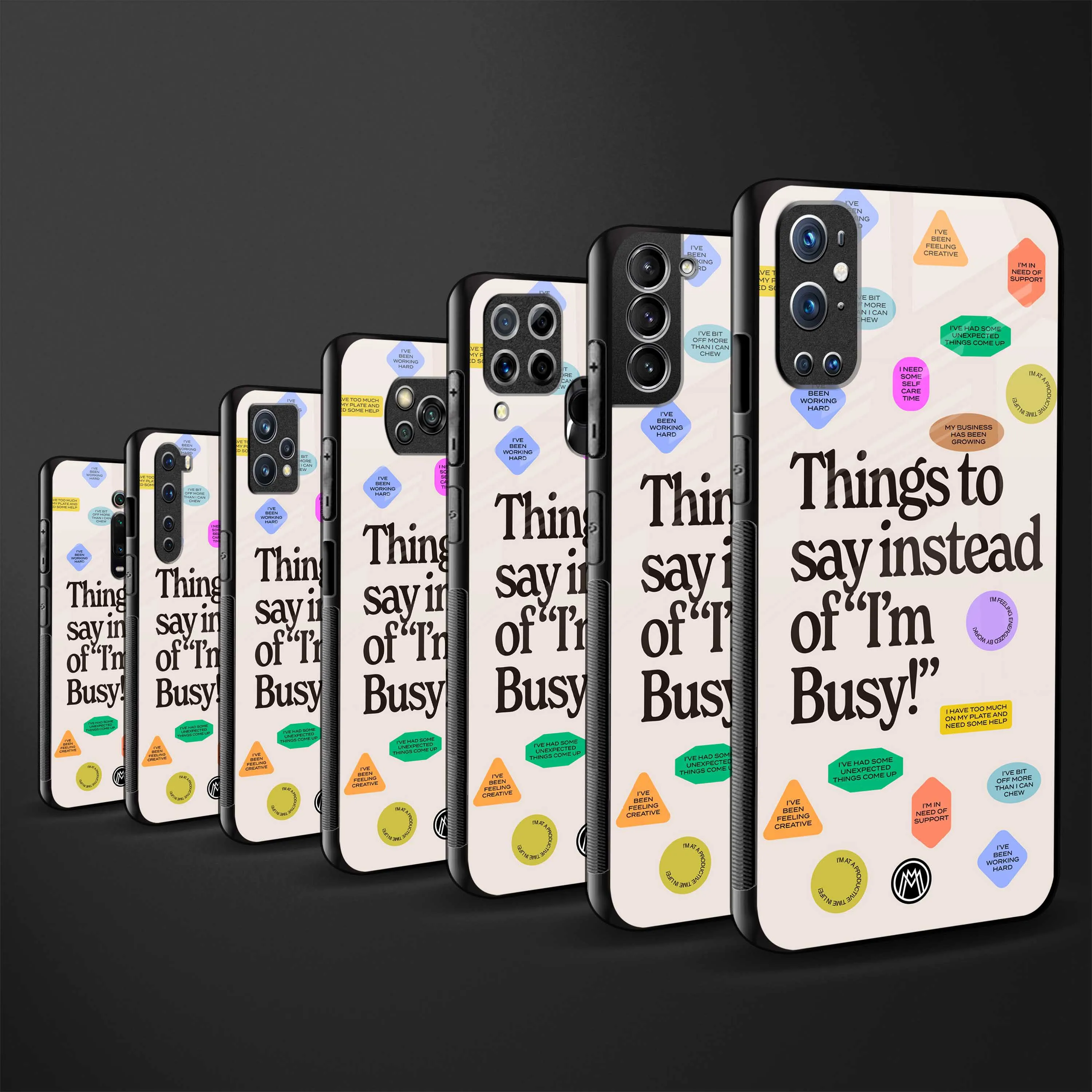 10 Things To Say Phone Case for IPhone 12 Pro max | Glass Case