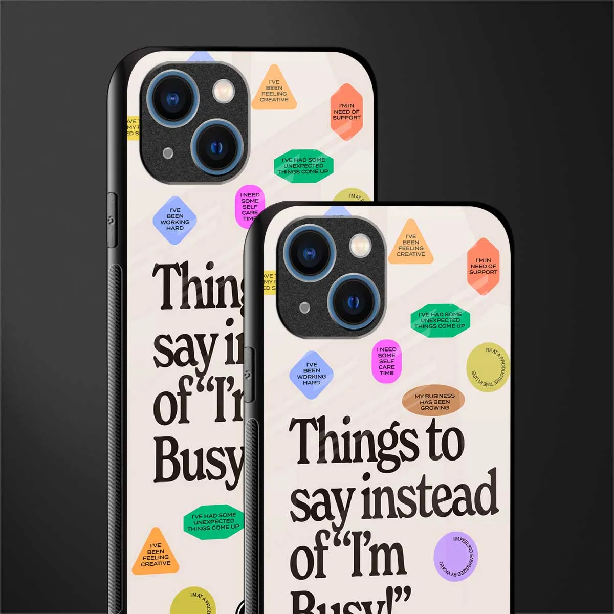 10 Things To Say Phone Case for IPhone 14 | Glass Case