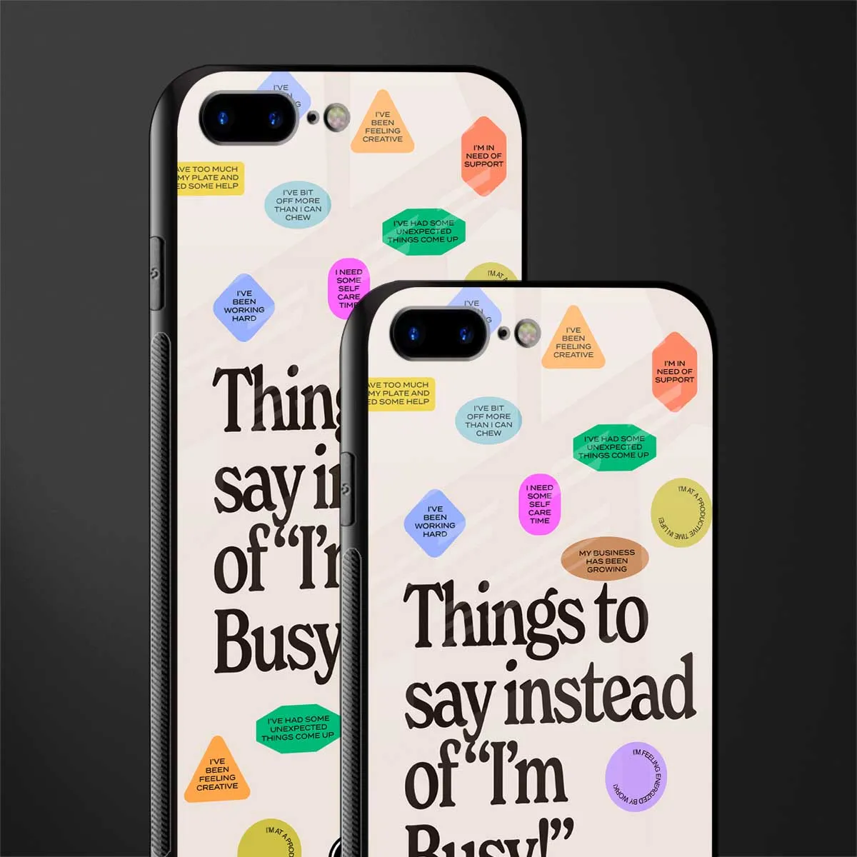 10 Things To Say Phone Case for IPhone 8 Plus | Glass Case