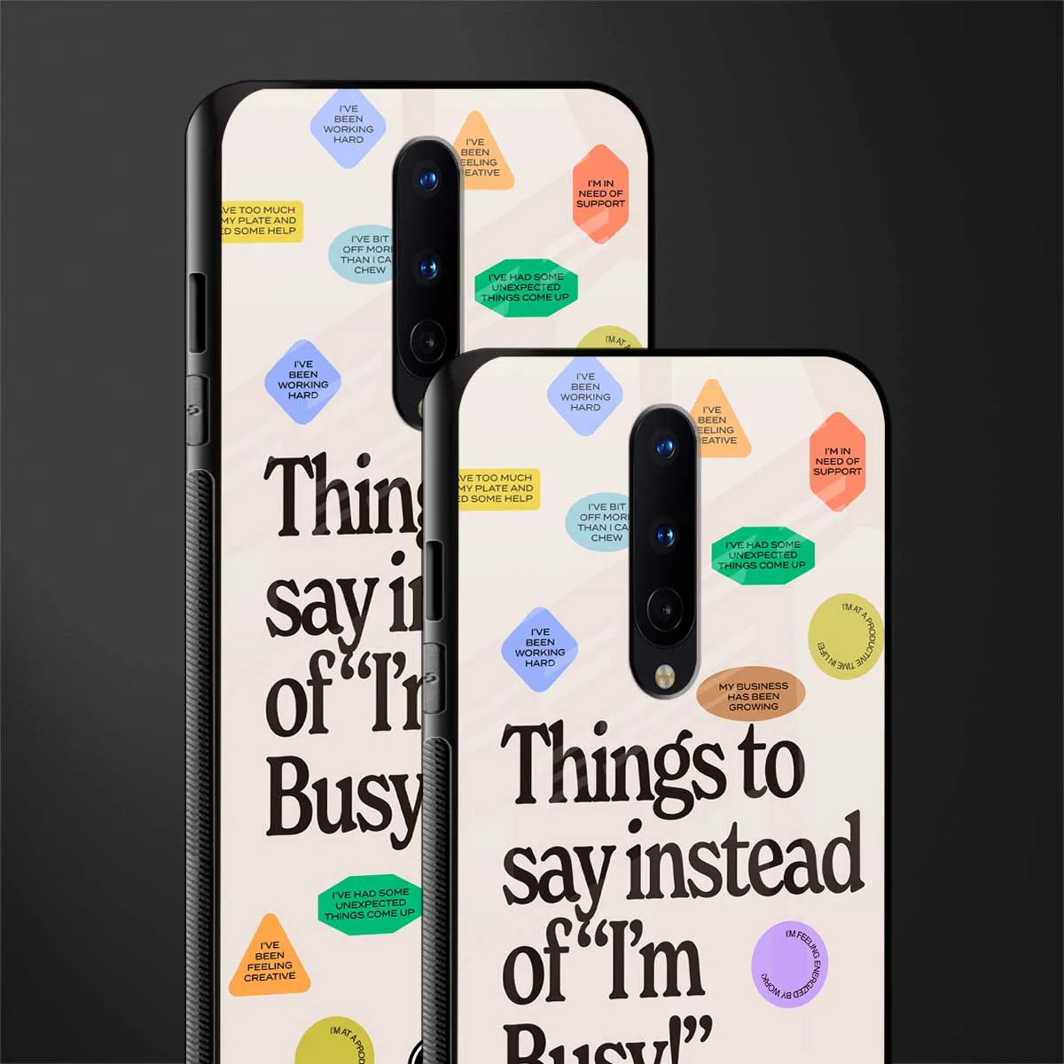 10 Things To Say Phone Case for OnePlus 8 | Glass Case