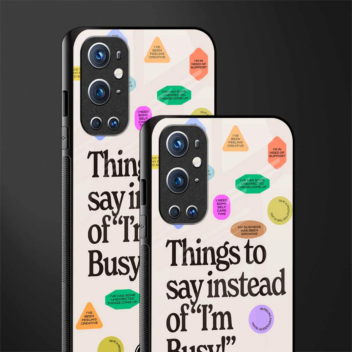 10 Things To Say Phone Case for OnePlus 9 Pro | Glass Case