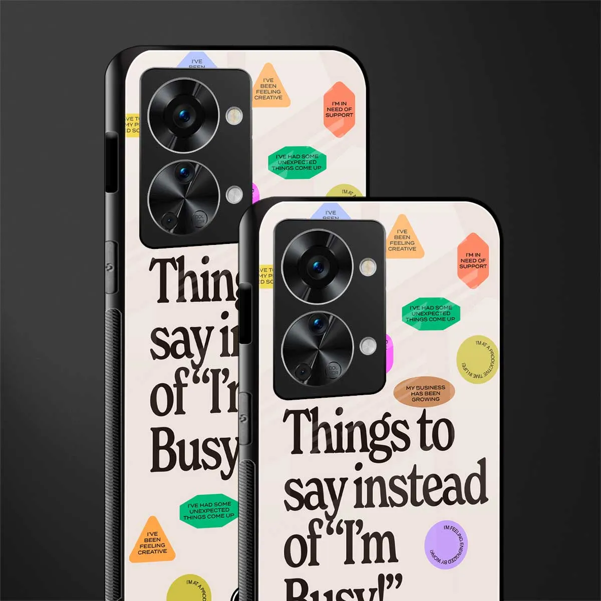 10 Things To Say Phone Case for OnePlus Nord 2T 5G | Glass Case