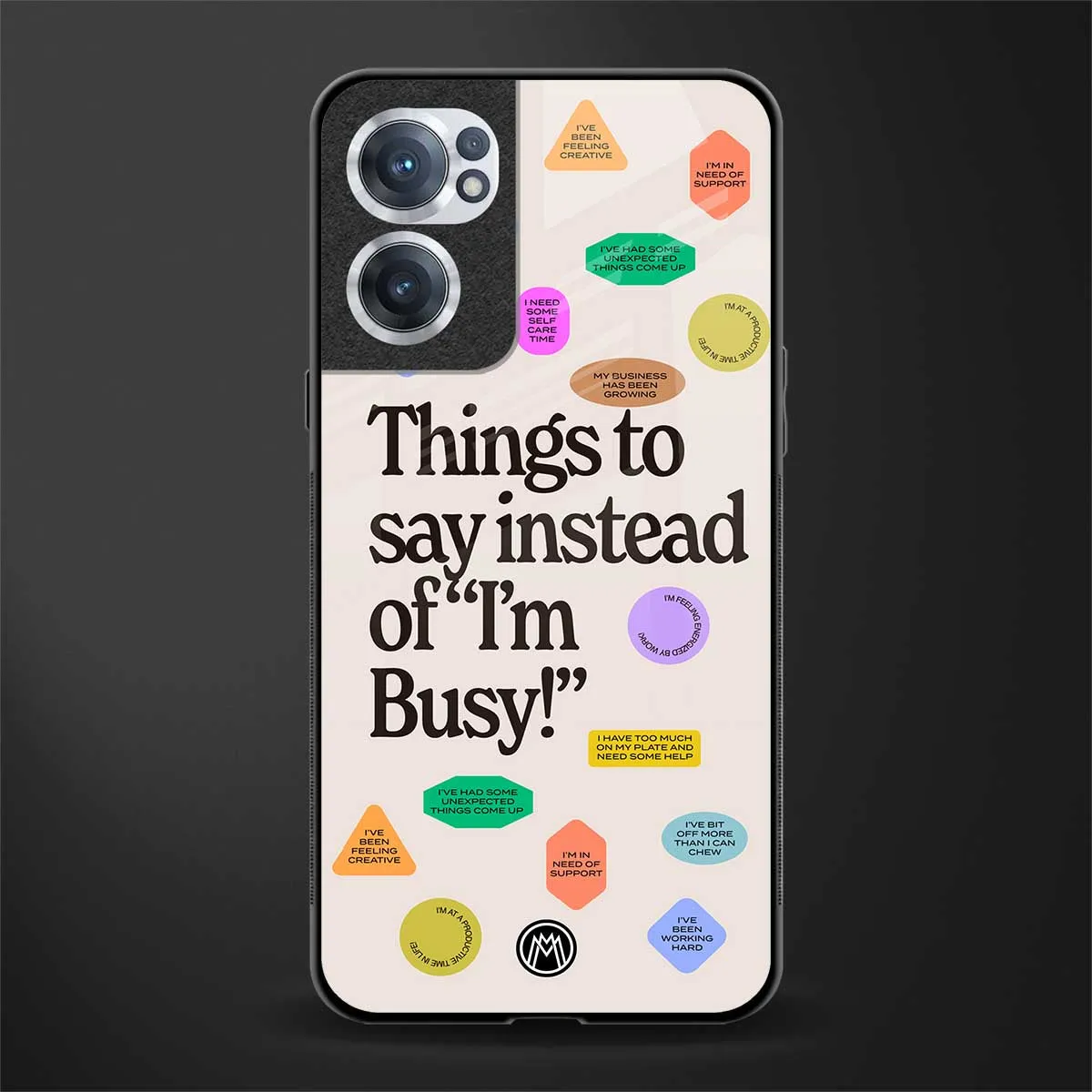 10 Things To Say Phone Case for OnePlus Nord CE 2 5G | Glass Case