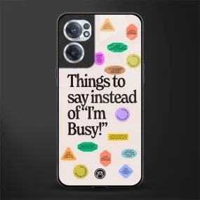 10 Things To Say Phone Case for OnePlus Nord CE 2 5G | Glass Case