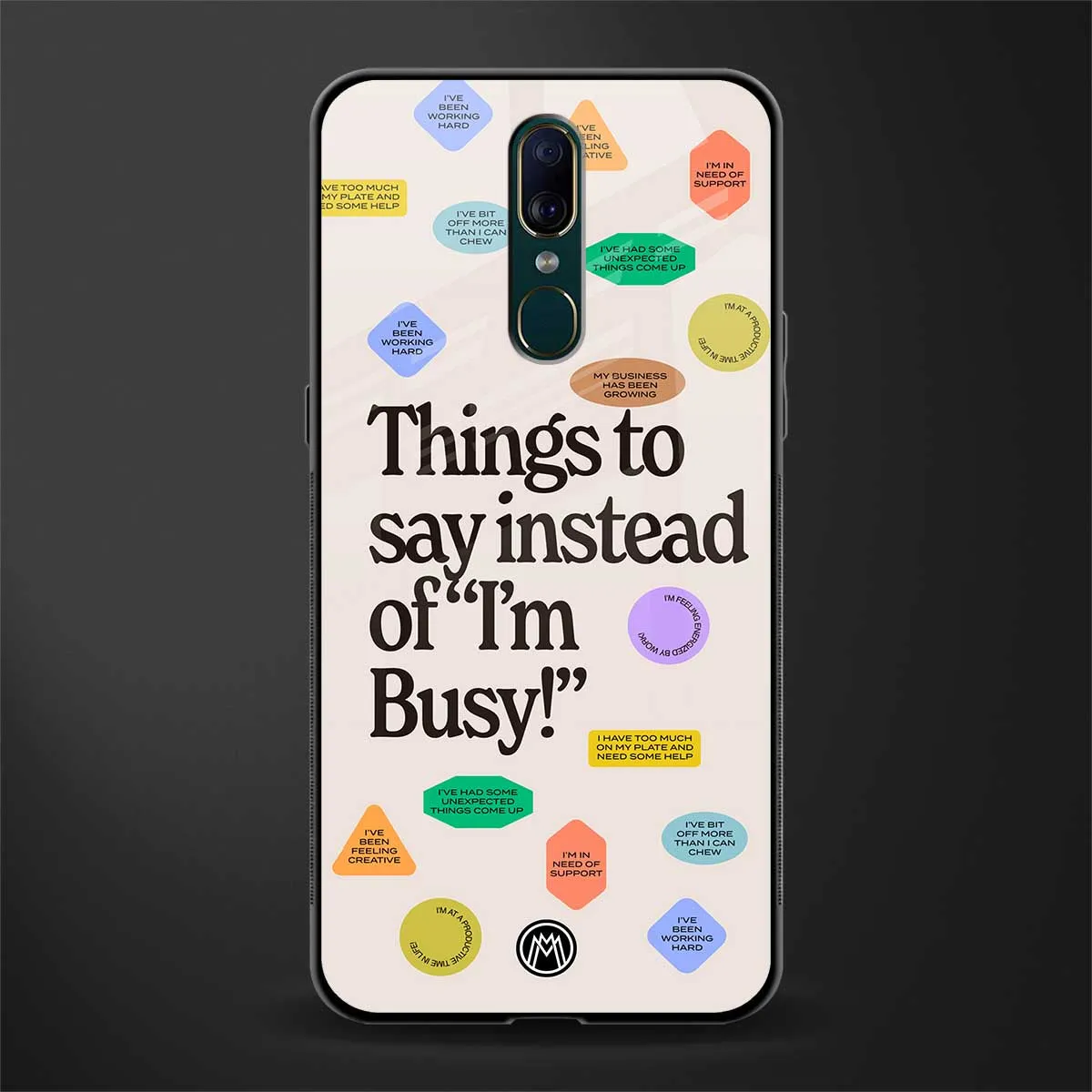 10 Things To Say Phone Case for Oppo F11 | Glass Case