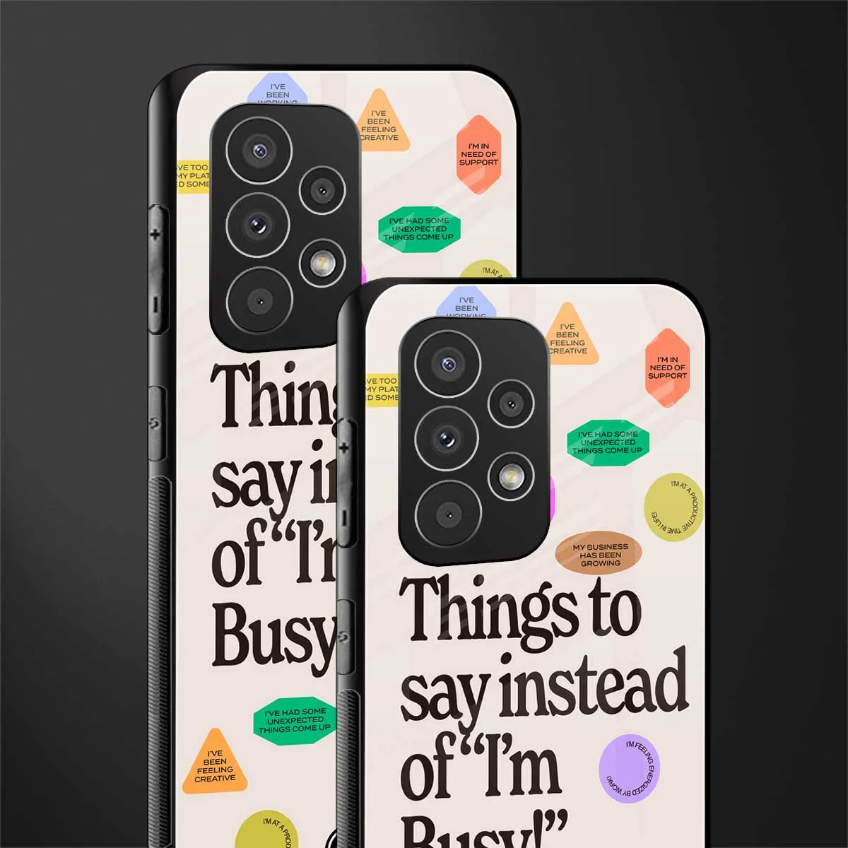 10 Things To Say Phone Case for Samsung Galaxy A23 | Glass Case