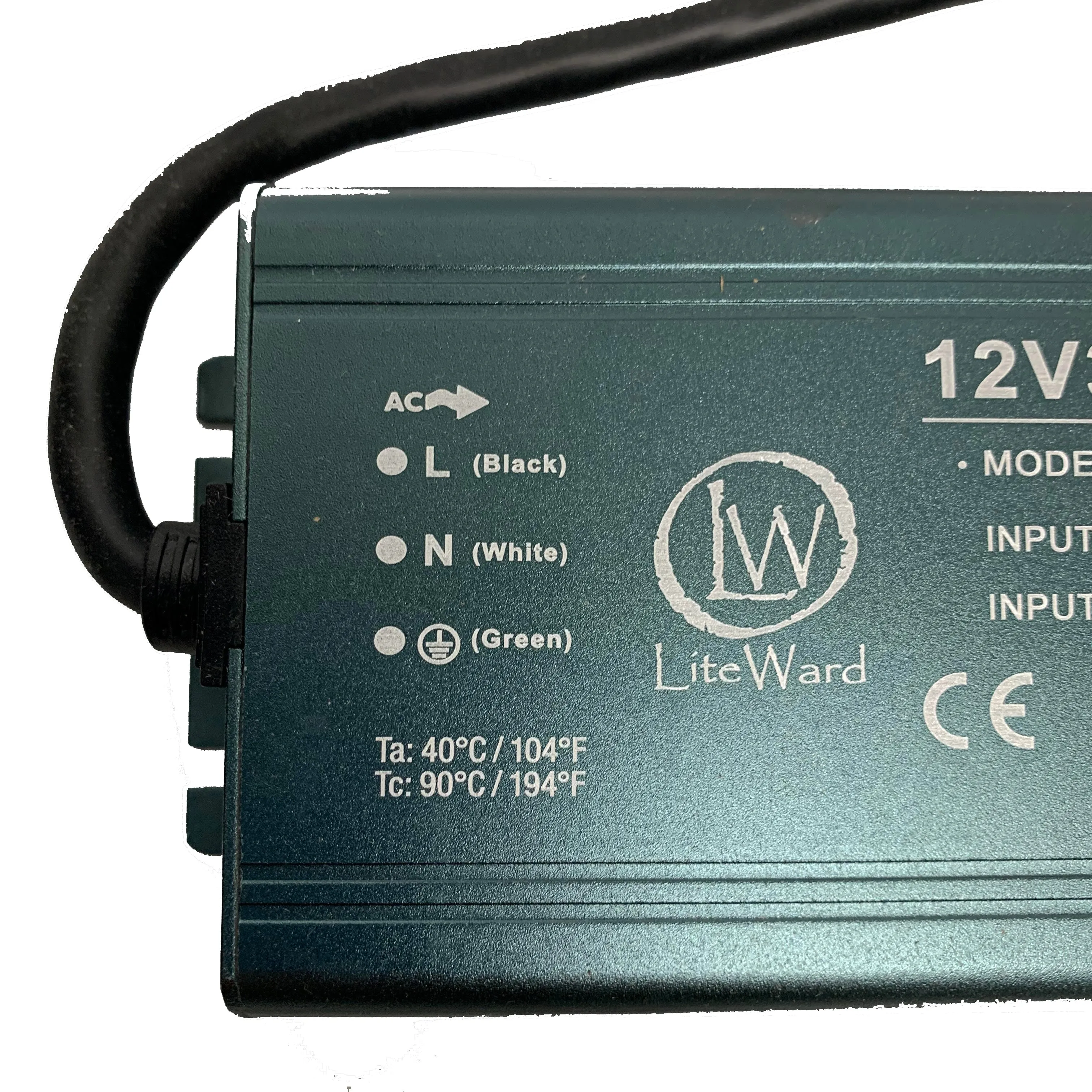 300W LiteWard DC-300W-UL12V LED Driver 25A Waterproof 12V AC 100-130V Constant Voltage UL Waterproof IP67 AC to DC for LED Strips and Modules