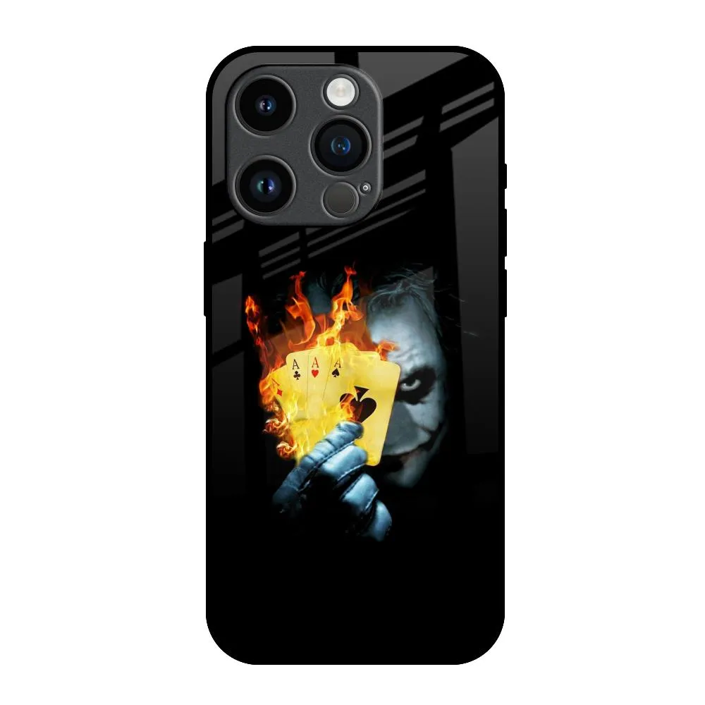 AAA Joker Glass Case for iPhone 14 Pro