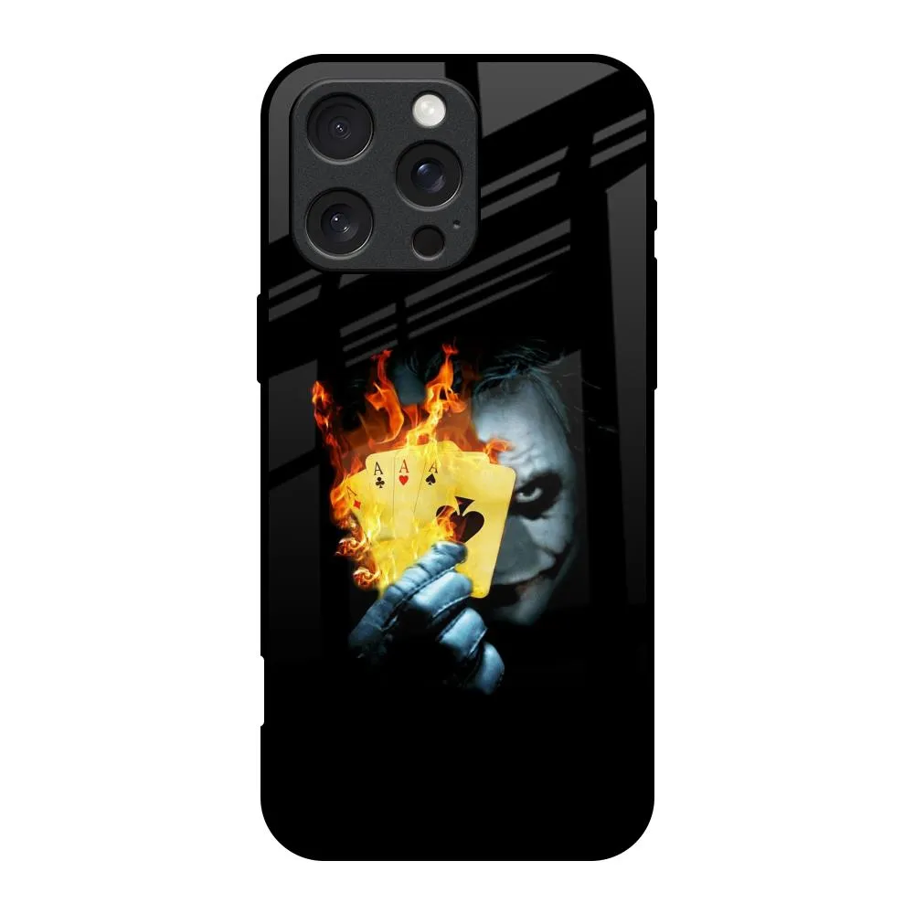 AAA Joker Glass Case for iPhone 16 Pro