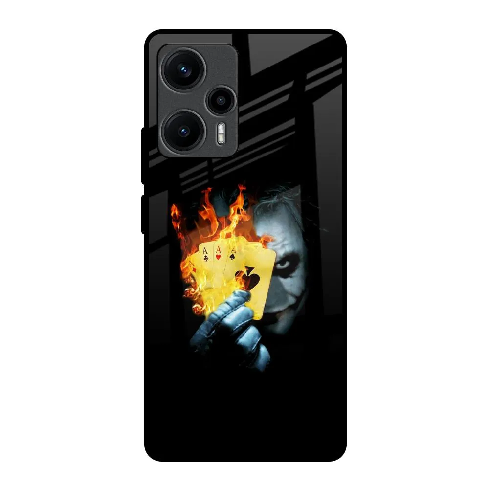 AAA Joker Glass Case for Poco F5 5G