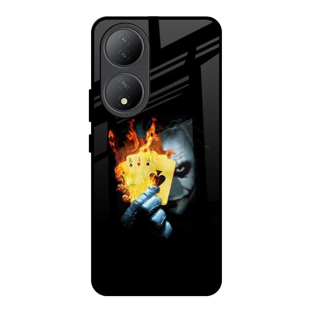 AAA Joker Glass Case for Vivo Y100 5G