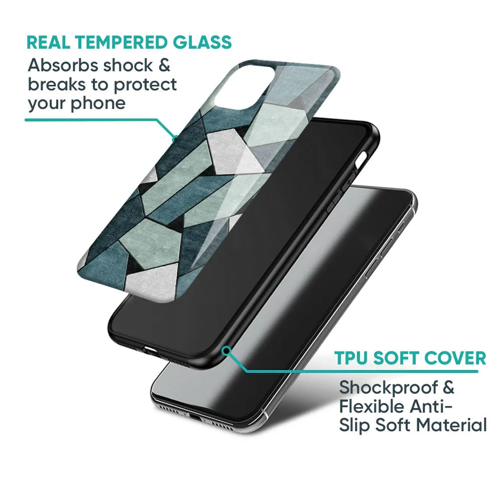 Abstact Tiles Glass Case for iPhone 12 mini