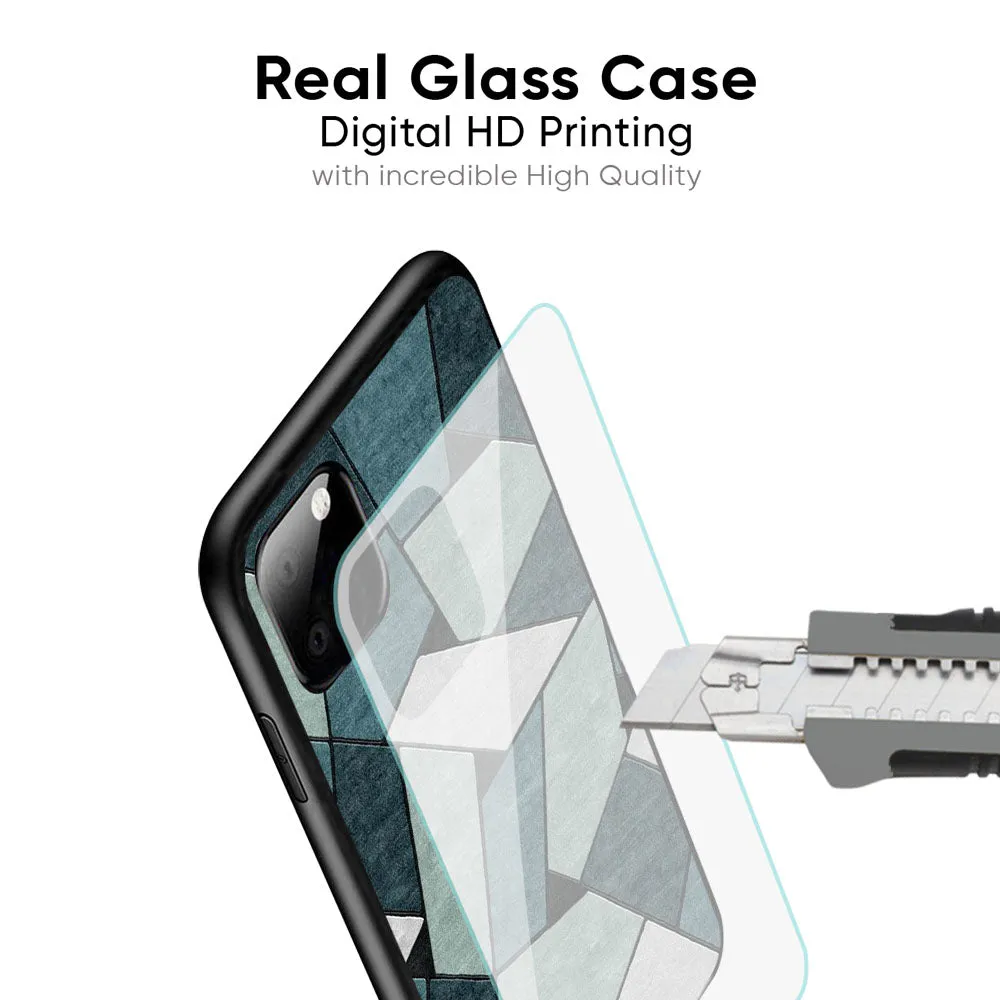 Abstact Tiles Glass Case for iPhone 12 mini