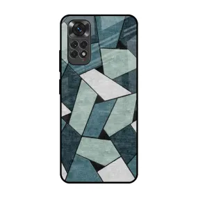 Abstact Tiles Glass Case for Redmi Note 11S