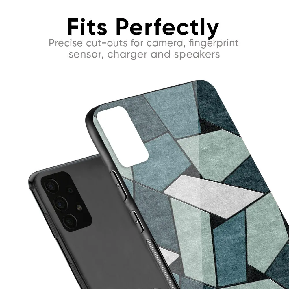 Abstact Tiles Glass Case for Redmi Note 9 Pro Max