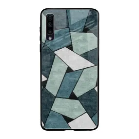 Abstact Tiles Glass Case for Samsung Galaxy A70