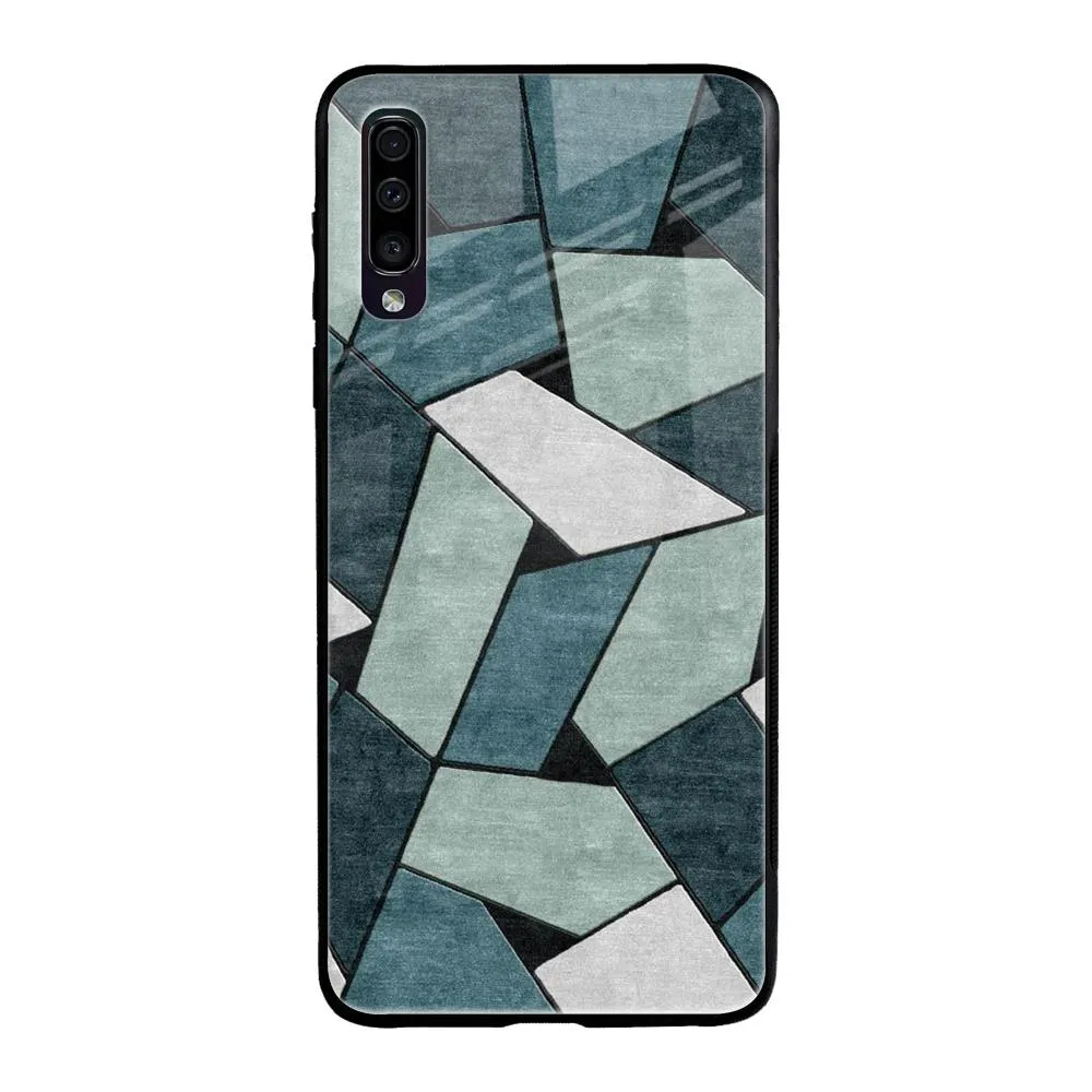 Abstact Tiles Glass Case for Samsung Galaxy A70