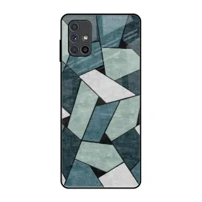 Abstact Tiles Glass Case for Samsung Galaxy M51