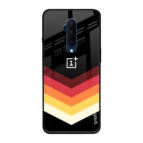 Abstract Arrow Pattern Glass Case For OnePlus 7T Pro