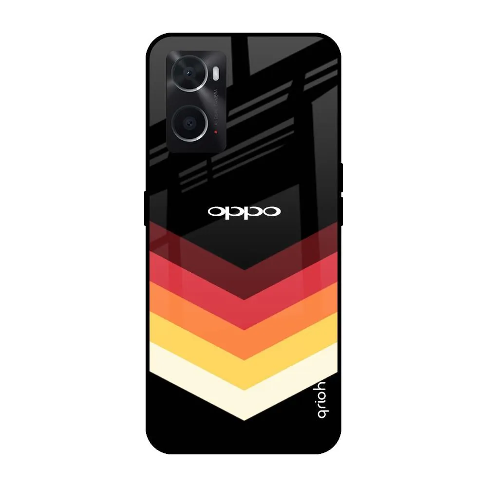 Abstract Arrow Pattern Glass Case For Oppo A36