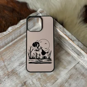 Beagle rabbit hunting iPhone & Samsung phone case