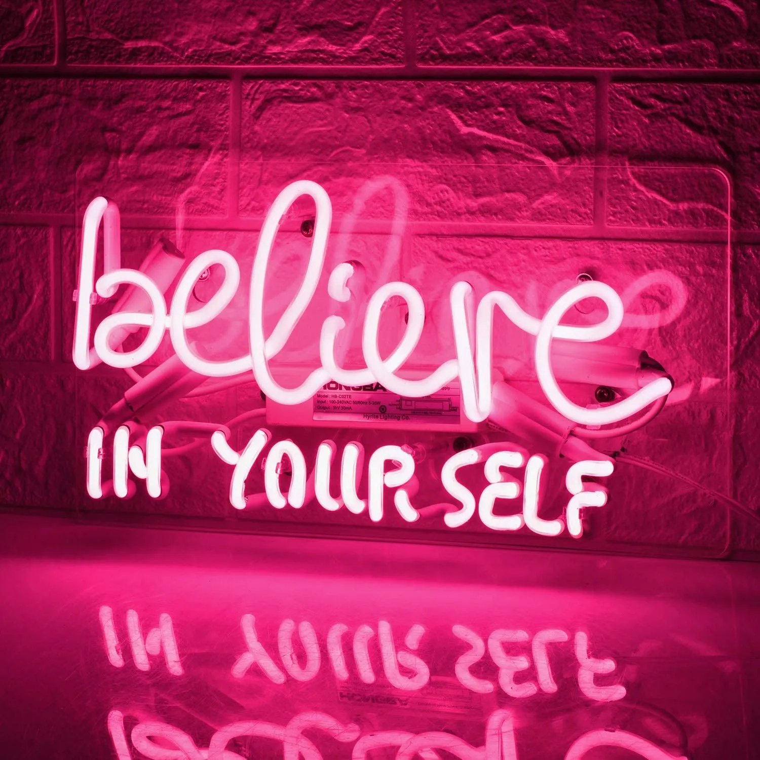 Believe In Yourself Neon Sign