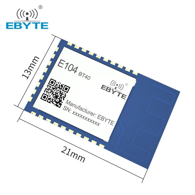 Bluetooth Module BLE4.2 SPP3.0 2.4GHz Serial To Dual-Mode Low Power Consumption EBYTE E104-BT40 Support AT Command Wireless RF Module