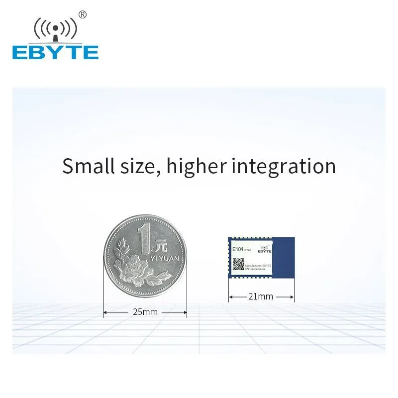 Bluetooth Module BLE4.2 SPP3.0 2.4GHz Serial To Dual-Mode Low Power Consumption EBYTE E104-BT40 Support AT Command Wireless RF Module