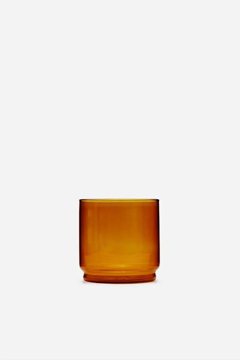 Decca Stackable Glass Set - Amber