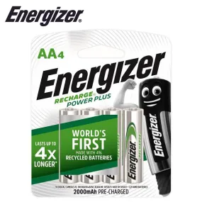 Energizer Recharge: 2000 Mah Aa - 4 Pack E300636001