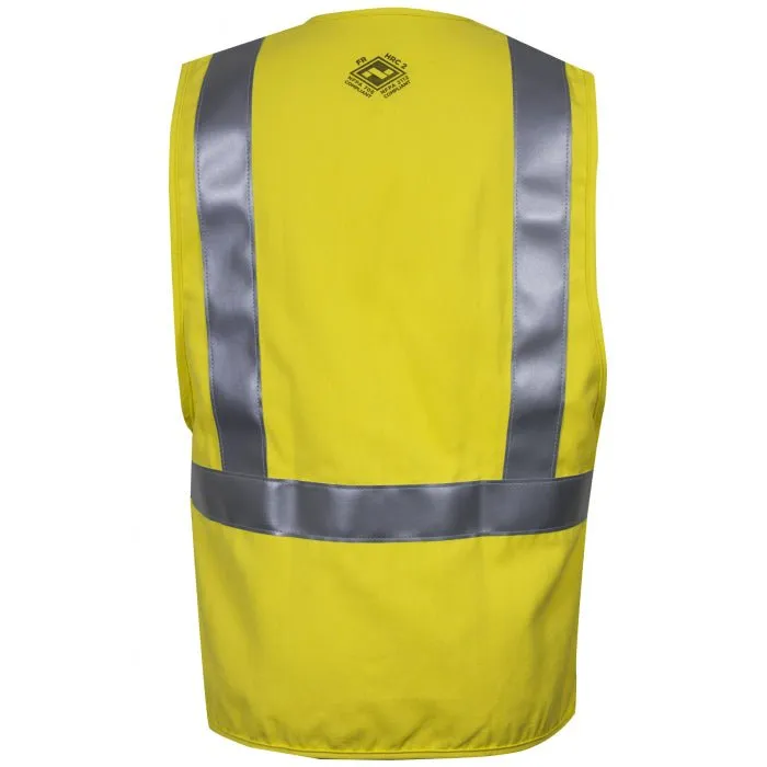 Hi-Vis Road Safety Vest - FR Deluxe, Type R Class 2, CAT 2