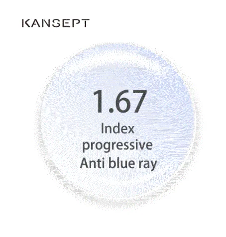 Kansept 1.67 Aspheric Single Vision Anti Blue Lenses