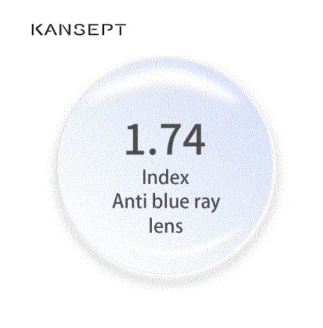 Kansept 1.74 Aspheric Single Vision  Anti Blue Hyperopic Lenses