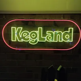 KegLand Soft LED Neon Sign 1000mm x 400mm (12v with AU power adaptor)