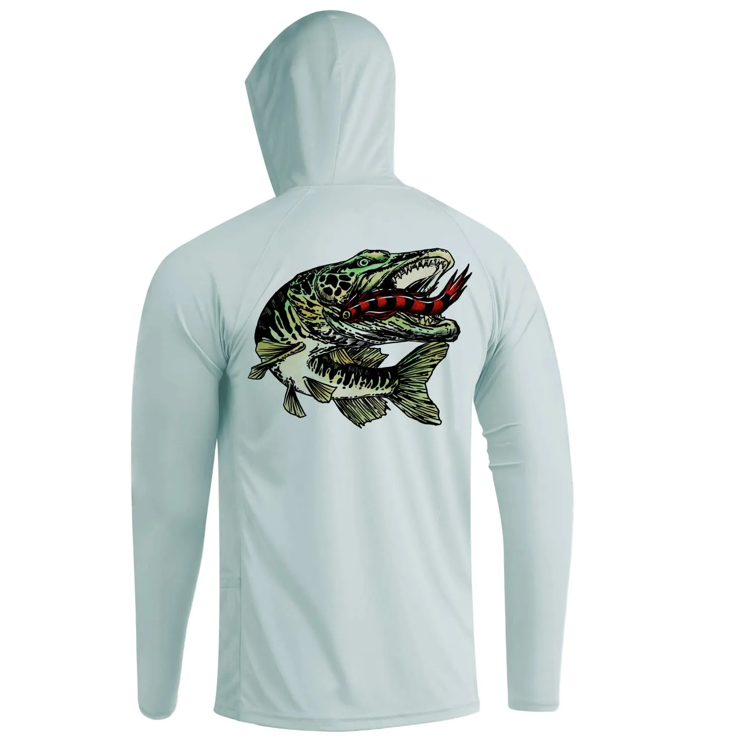 Long Sleeve Hoody Shirts UPF 50  (Musky)