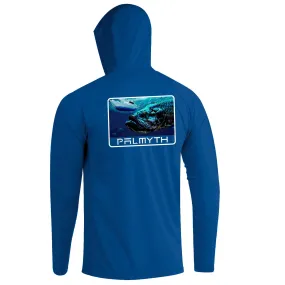 Long Sleeve Hoody Shirts UPF 50  (Tarpon Face)