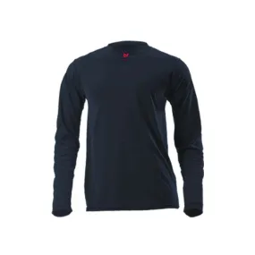 Long Sleeve T-Shirt - Fire (FR) and Arc Flash Resistant, Ribbed Collar, Lightweight Moisture-Wicking