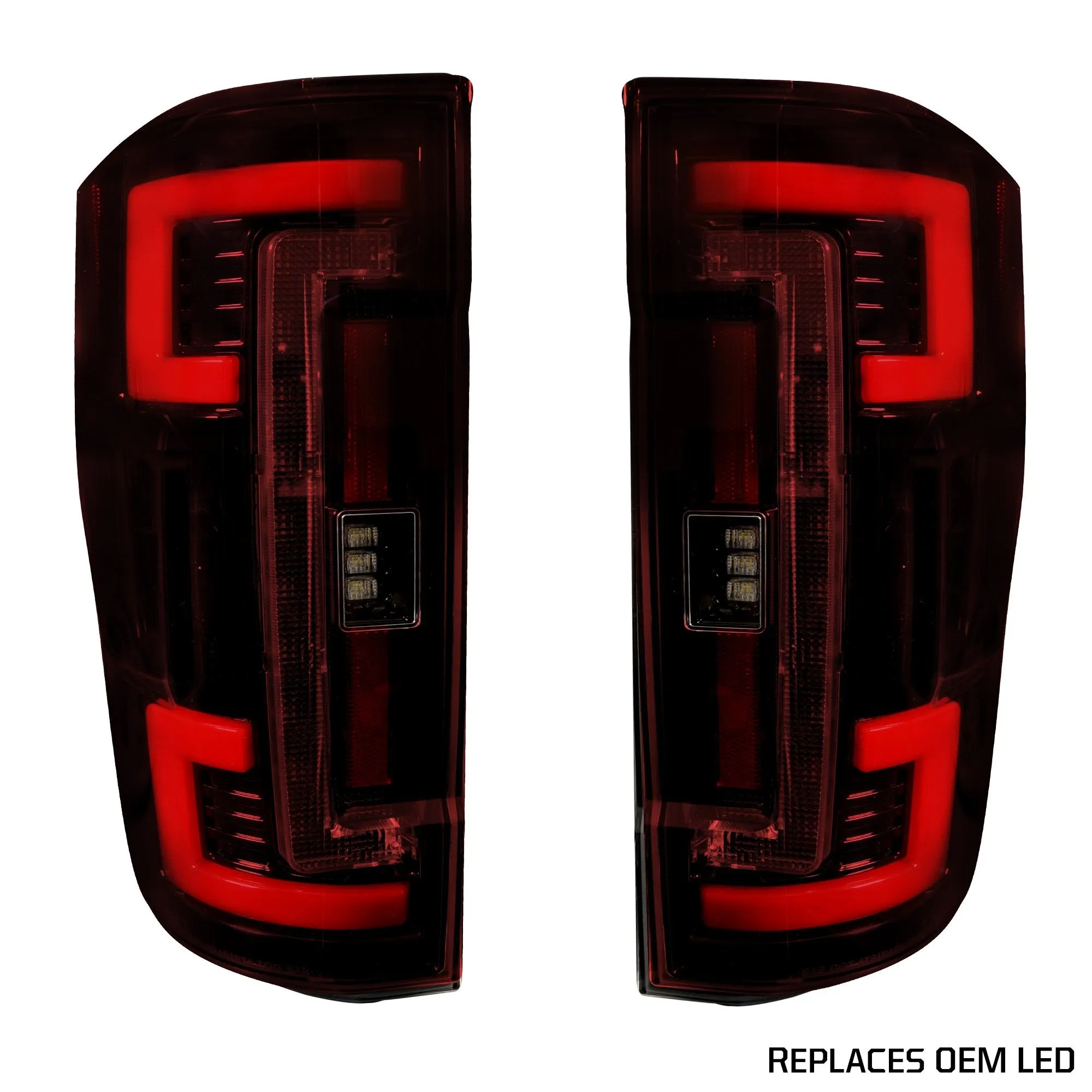 RECON - Fiber Optic LED Tail Light - Red Lens - 2017-2020 Super Duty