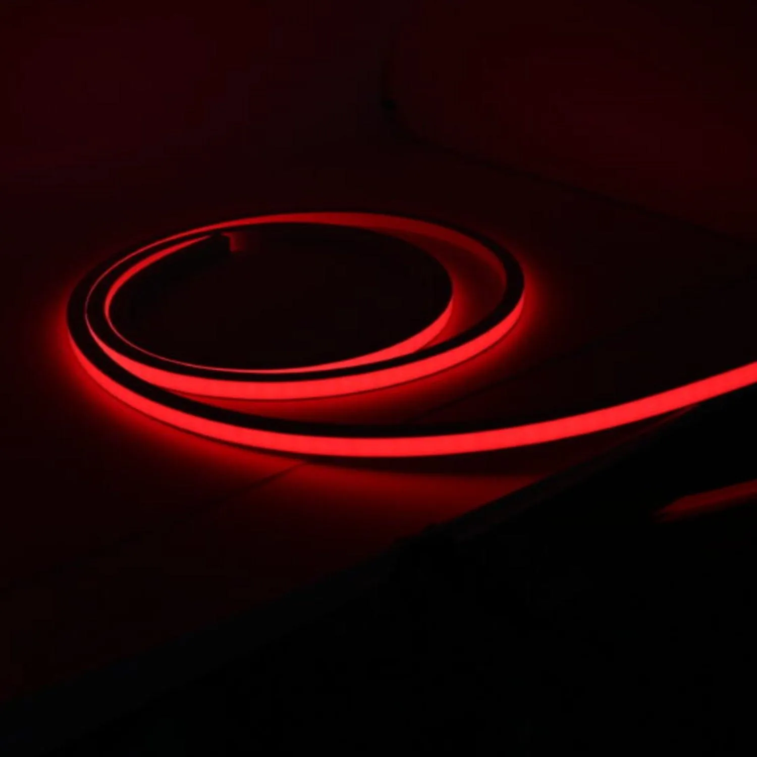 Red LED Neon Flex 220V 240V Top Bending 20cm Cutting IP65 with UK Plug