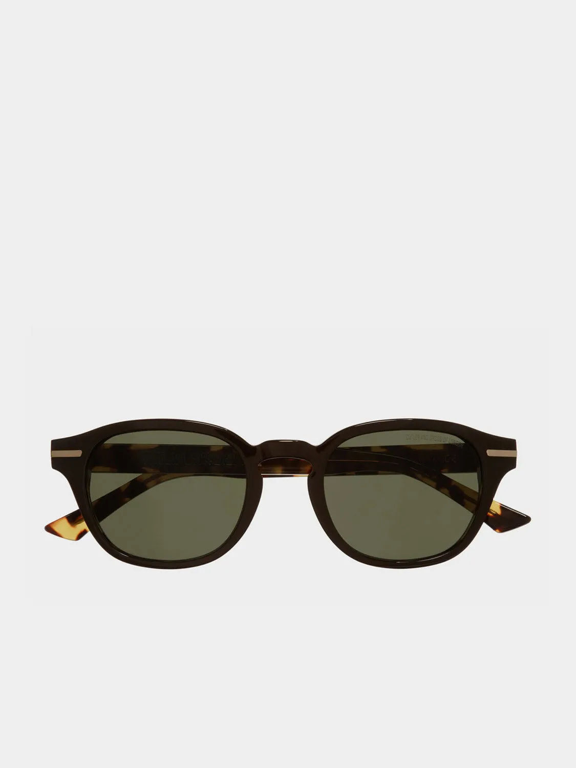 Round-Frame Acetate Sunglasses Black Taxi and Camo