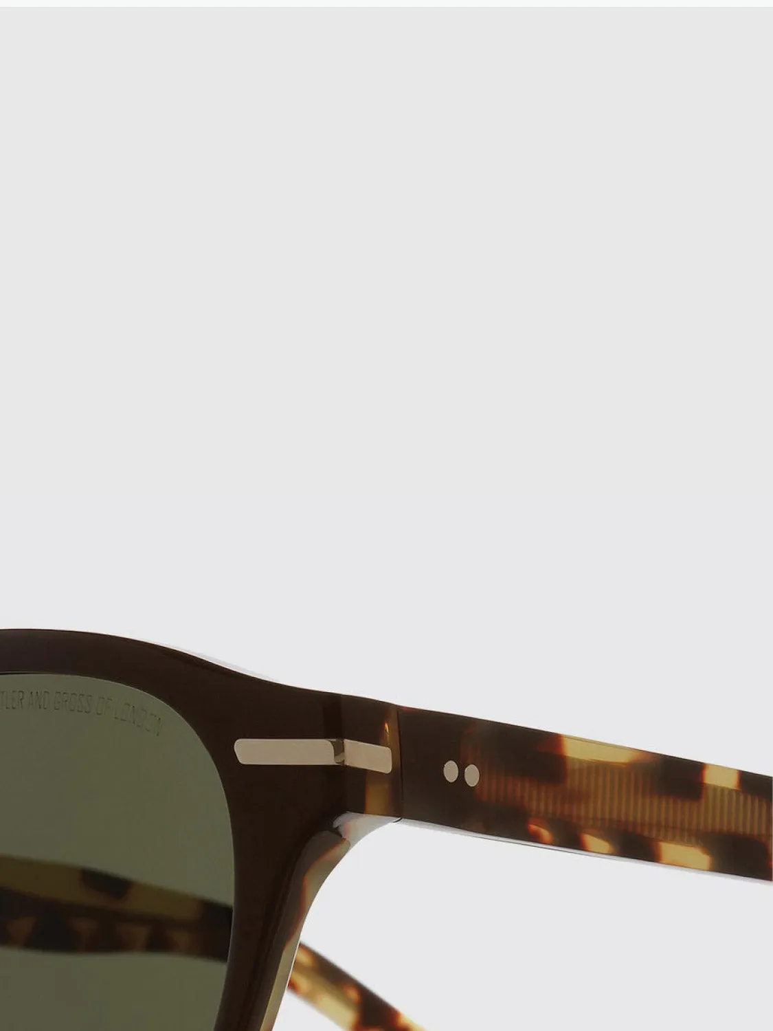 Round-Frame Acetate Sunglasses Black Taxi and Camo