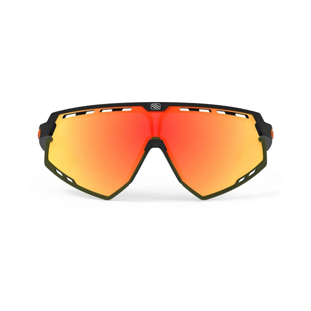 Rudy Project Defender Glasses Matte Black - Olive Multilaser Orange