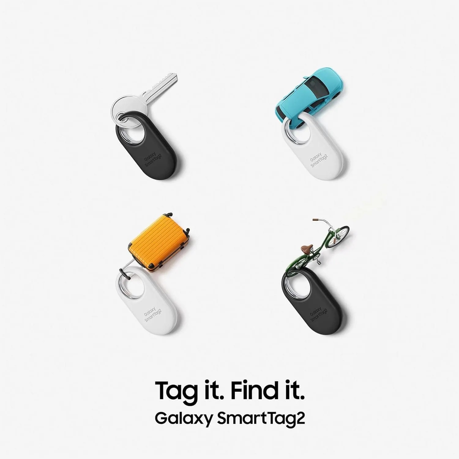 Samsung Galaxy SmartTag2 Bluetooth Tracker (1 Pack) - Black