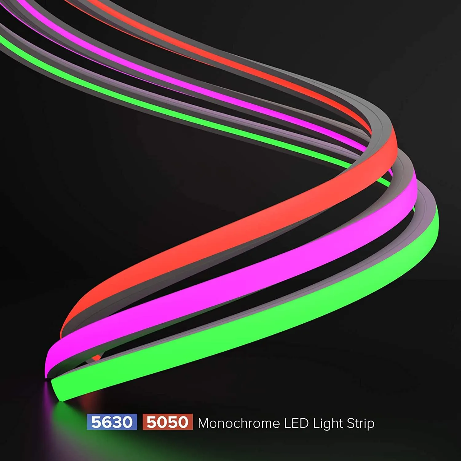 Silicone LED Neon Flex Diffuser Body for LED Strip 16x16mm