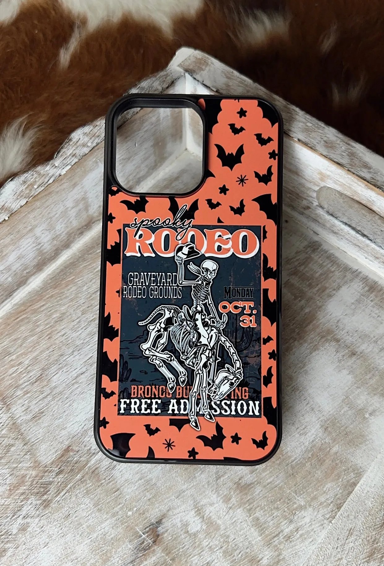 Spooky rodeo Halloween western phone case for iPhone and Samsung