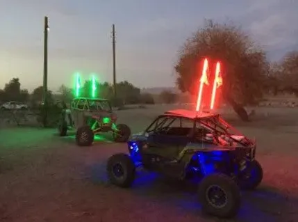 Tribal Whips - 3 ft. GEM Series LED Whips